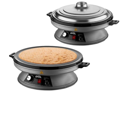 AKEL AT-111B KATMER & YUFKA SACI ( TERMOSTATLI & STANDLI ) 3000W ( EMAYE KAPLI GENİŞ ÜST YÜZEY ) ( 53CM GENİŞLİK )*1