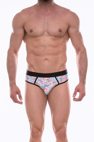 Don Moris Erkek Desenli Jockstrap Çamaşır