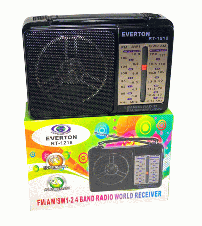 EVERTON RT-1218 FİŞLİ & PİLLİ İBRELİ RADYO*40