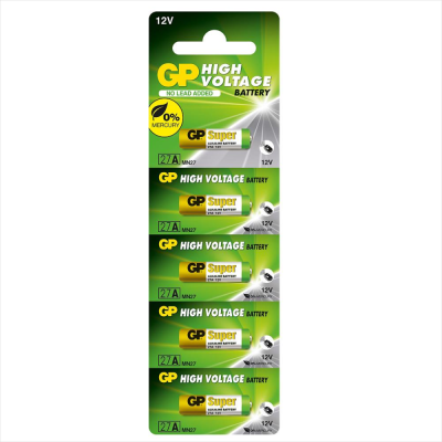 GP 27A 12V Alkalin Pil 5'li Paket