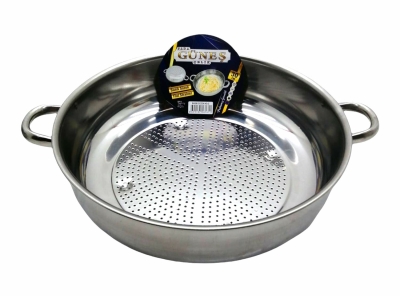 GÜNEŞ ( NO-3 ) ( 30CM ) ( BASIK ) SÜZEK METAL SÜZGEÇ ( KULPLU )*50