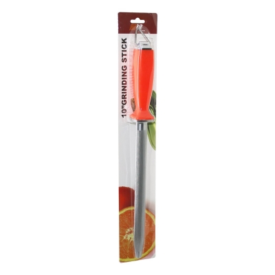 İBİCO GRINDING STICK İ22-073 ( 10" ) (YASSI) MASAT & BIÇAK BİLEME (METAL BİLEZİK & ASMA HALKASI) (MASAT: 25CM + SAP: 12.5CM= 37.5CM)*72