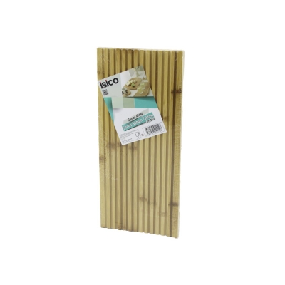 İBİCO İ22-212 ( D.GEN ) ( DÜZ KANALLI ) ( ÇİFT TARAF=DÜZ & KANALLI ) AHŞAP BAMBU SERVİS SUNUM TAHTASI  ( 17 X 39 X 1.5CM )*24