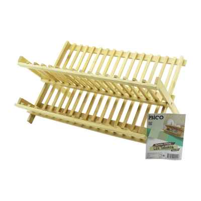 İBİCO İ22-251 ( LÜX ) ( AHŞAP BAMBU ) ( BULAŞIKLIK & TABAKLIK ) TEZGAH ÜSTÜ ( 46X33CM )*12