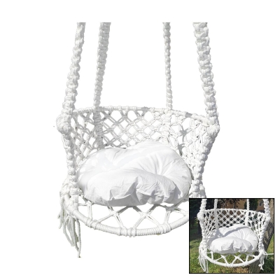 İPEK HAMAK ( DAVUL SALINCAK ) ( MİNDERLİ ) ( ÇAP:60CM ) ( 150KG.TAŞIMA KAPASİTESİ ) ( 1-ASMA HALATI & 1-ÇELİK DUBEL )*1