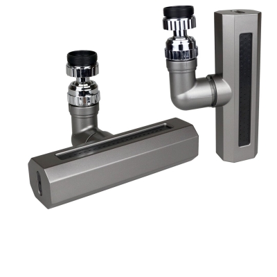 KINETEX KTX-3288 ( SİYAH ) ( GENİŞ & ŞELALE ) ( 4 FONKSİYONLU  & 360° OYNAR BAŞLIK ) PERLATÖR MUSLUK UCU*100