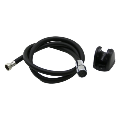 KRT-1030 ( SİYAH PLASTİK ) ( PERLATÖRLÜ ) ( TAHARETMATİK ) HORTUM ( 120CM ) ( TAHARATMATİK )*100