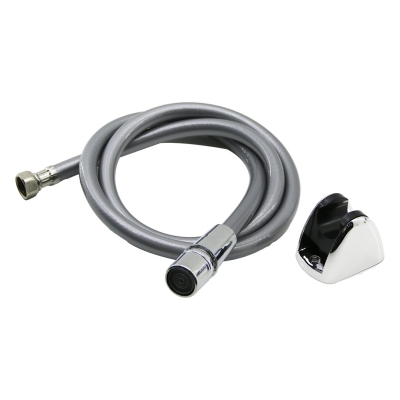 KRT-1031 ( GRİ PLASTİK ) ( PERLATÖRLÜ ) ( TAHARETMATİK ) HORTUM ( 120CM ) ( TAHARATMATİK )*100