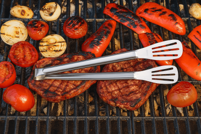 Maşa Paslanmaz Barbekü Maşası - 25 Cm Mutfak Ekmek Maşası