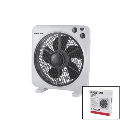 MASTER MTR-F610 (10" İNÇ) ( KUTU FAN ) VANTİLATÖR ( 3 KADEME HIZ ) ( 6 PLASTİK KANAT) (38W) ( 60DK.ZAMAN AYARLI )*5