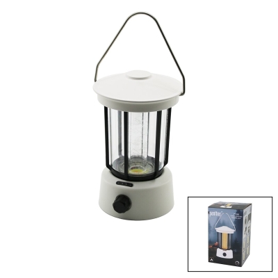 PANTHER PT-380 (FANUS) KAMP LAMBASI EL FENERİ (USB ŞARJLI) (POWERBANK) (5W COB LED) (800LUMEN) (IŞIK AYARI) (GÜN IŞIK & BEYAZ)*32