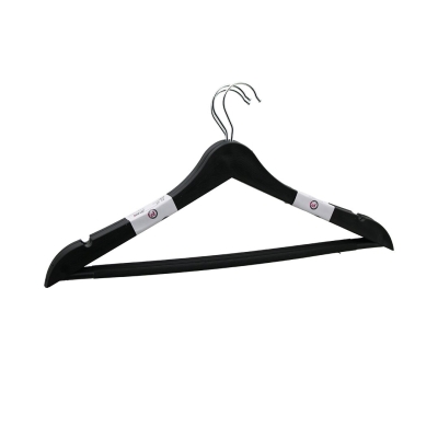 Pİ HOME Pİ-481 ( 3PCS ) NATURAL ( SERT PLASTİK ) ELBiSE ASKISI ( METAL BAŞLI )*24