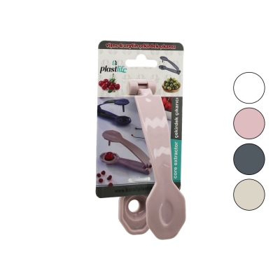 PLASTLİFE KP-164 ÇEKİRDEK ÇIKARICI ( VİŞNE & ZEYTİN VB. ) ( RENKLİ PLASTİK )*48