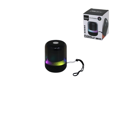 PLATOON PL-4445 (KAVANOZ MODELİ & MİKA GÖVDE) BLUETOOTH WİRELESS (MİNİ) HOPARLÖR SPEAKER (USB ŞARJLI & IŞIKLI) (5W)*100