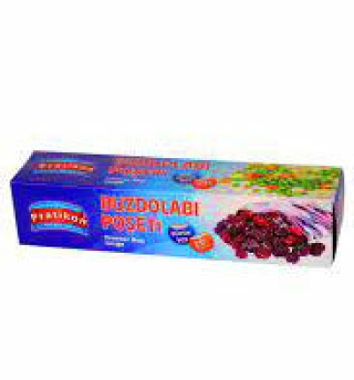 PRATİKON BÜYÜK 15PCS BUZDOLABI POŞETİ*100