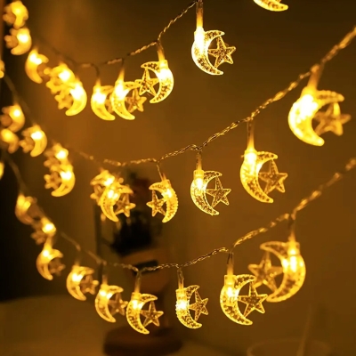 SDR-LED-120 ( GÜN IŞIK & AY-YILDIZ ) ( 3MT ) ( PİLLİ ) ( 2 FONKSİYONLU ) PERİ LED & DEKOR LAMBA*100