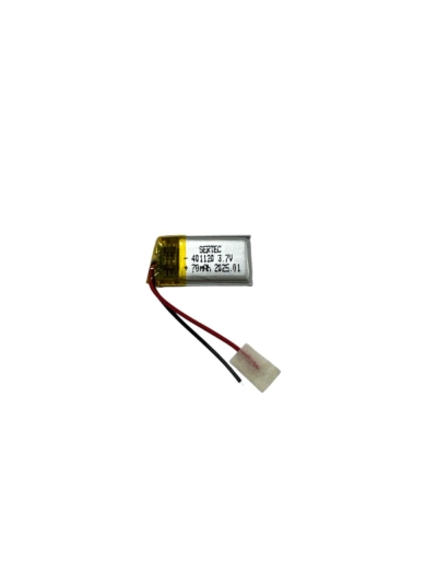401120 3.7V 70 MAh Li-Polymer Pil (Devreli/1.5A)