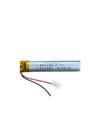 551158 3.7V 310 MAh Li-Polymer Pil (Devreli/1.5A)