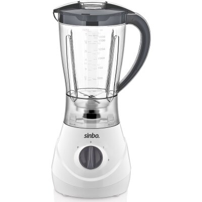 SİNBO SHB-3062 (TURBO) DOĞRAYICI BLENDER (BUZ KIRICI) (4LÜ BIÇAK=PASLANMAZ ÇELİK) (2 KADEME HIZ) (600W) (18000 DEVİR/DK) (HAZNE=1.6LT)*4