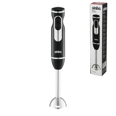 SİNBO SHB-7513 ( SİYAH - GÜMÜŞ ) ( ÇUBUK ) EL BLENDER ( ÇELİK UÇLU ) ( DC MOTOR & 400W )*12
