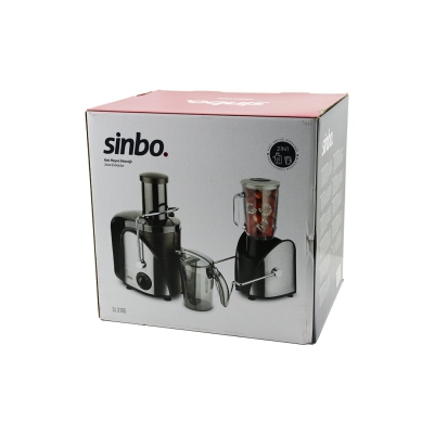 SİNBO SJ-3195 KATI MEYVE & SEBZE SIKACAK BLENDER SET ( 600W) ( 1000ML MEYVE SUYU HAZNESİ ) ( 2N1 )*1