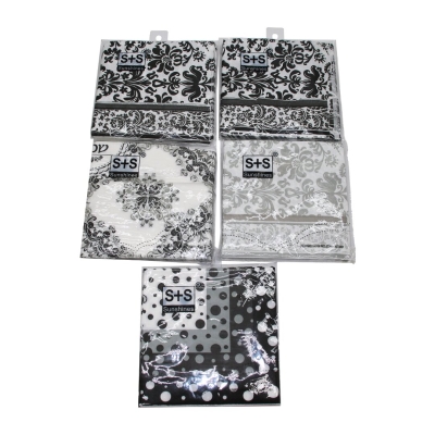 SUNSHİNES S+S YAKUT-10461 ( 20 PCS ) RENKLİ DESENLİ SUNUM PEÇETE ( 33X33CM )*300