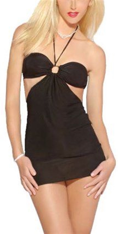 Terry Pau TP060941 Seksi Mini Elbise