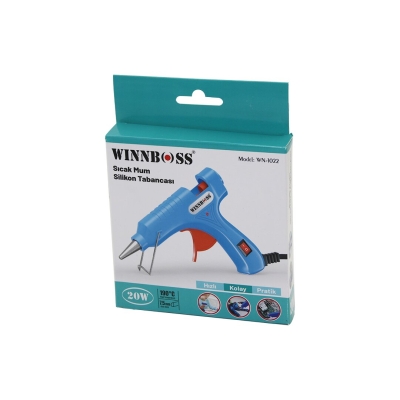 WINNBOSS WN-1022 ( 20W ) ( ANAHTARLI ) ( SICAK ) ( İNCE MUM ) SİLİKON TABANCASI*140