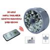 20 Ledli Ampul Takılabilir Uzaktan Kumandalı Şarjlı Işıldak
