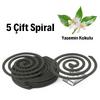 5 Çift (10 Adet) Yasemin Kokulu Spiral Sinek ve Haşere Uzaklaştırıcı Spiral