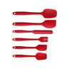 6 lı Set Yanmaz Yapışmaz Mutfak Pasta Slikon Yumurta Fırçası Kaşık Bıçak Spatula Seti