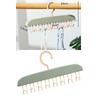 Dolap içi Elbise Askısı 8 Kancalı Dayanıklı Plastik İç Çamaşır Kravat Mayo Askısı