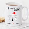 I Love You Kişiye Özel Kupa Pi164