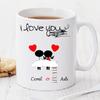 I Love You Kişiye Özel Kupa Pi165