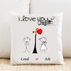I Love You Kişiye Özel Yastık Kılıfı Pi164