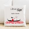 I Love You Kişiye Özel Yastık Kılıfı Pi163