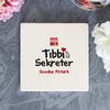 Kişiye Özel Tıbbi Sekreter Taş Bardak Altlığı