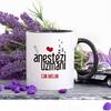 Kişiye Özel Lacivert Renkli Anestezi Uzmanı Kupa Bardak
