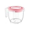 Şeffaf Mikser Karıştırma  Kabı Özel Koruma Kapaklı Sıçratmayan  Ölçülü 2400 ML