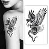 Yılanlı Kartal Geçici Dövme Şablonu