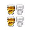 1 Adet Kuru Kafa Cam Shot Bardak -Likör Shot Bardağı -Crystal Head