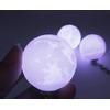 3D Led Anahtarlık  Moon Lamba Işıklı Ay Anahtarlık