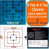 Ahşap Dokuz Taş Zeka Ve Strateji Oyunu