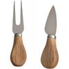 Ahşap Saplı  2 Li Peynir Seti