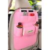 Araç Koltuk Arkası Koruyucu Kılıf Organizer 7 Cepli - Pembe