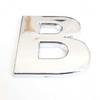 B Harfi Villa Tipi Krom Yapışkanlı 9 cm Harf