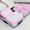 Bavul İçi Düzenleyici  Organizer 6 lı Set - Pembe