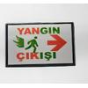 Büyük Boy Yangın Çıkışı Yönlendirme Tabelası 13 x 8 cm