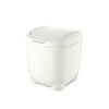 Çöp Kovası Kapaklı Press İt 4 LT - Beyaz