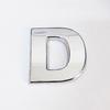 D Harfi Villa Tipi Krom Yapışkanlı 9 cm Harf